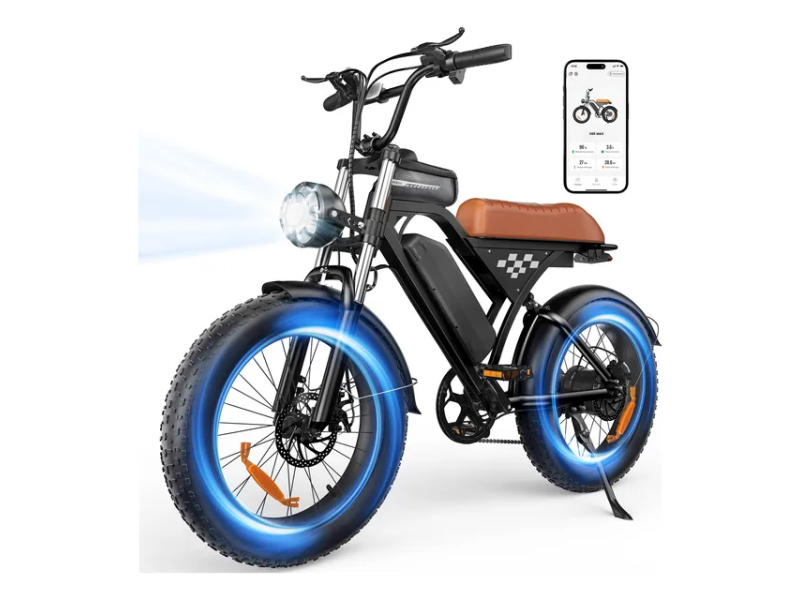 Bicicleta Elétrica Eb5 Max Com O Motor De 1000w Preto